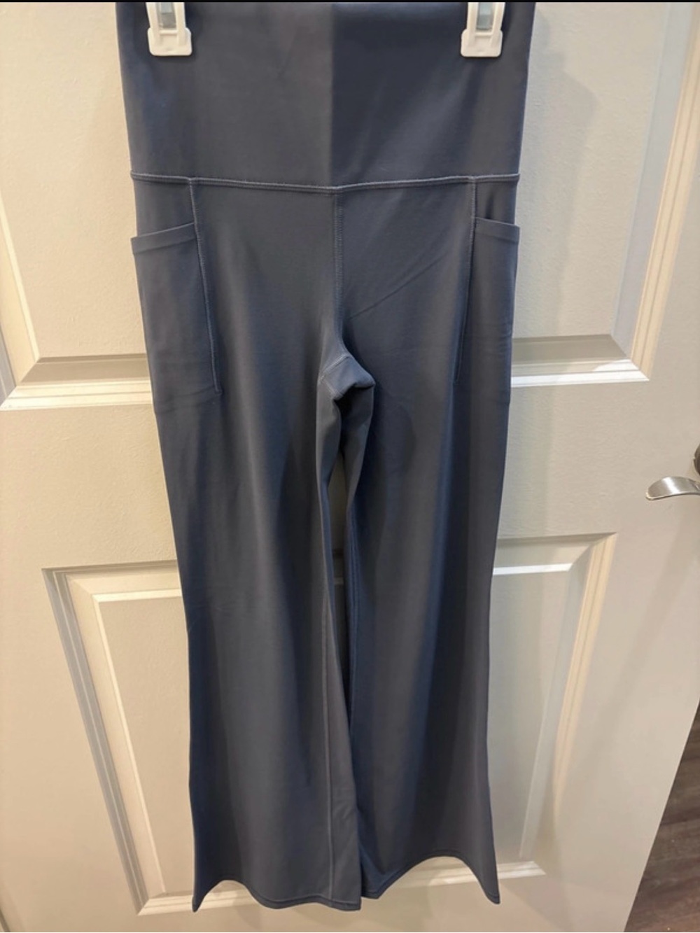 Athleta Salutation Stash Flare Pants – Granite Blue – Women’s XS